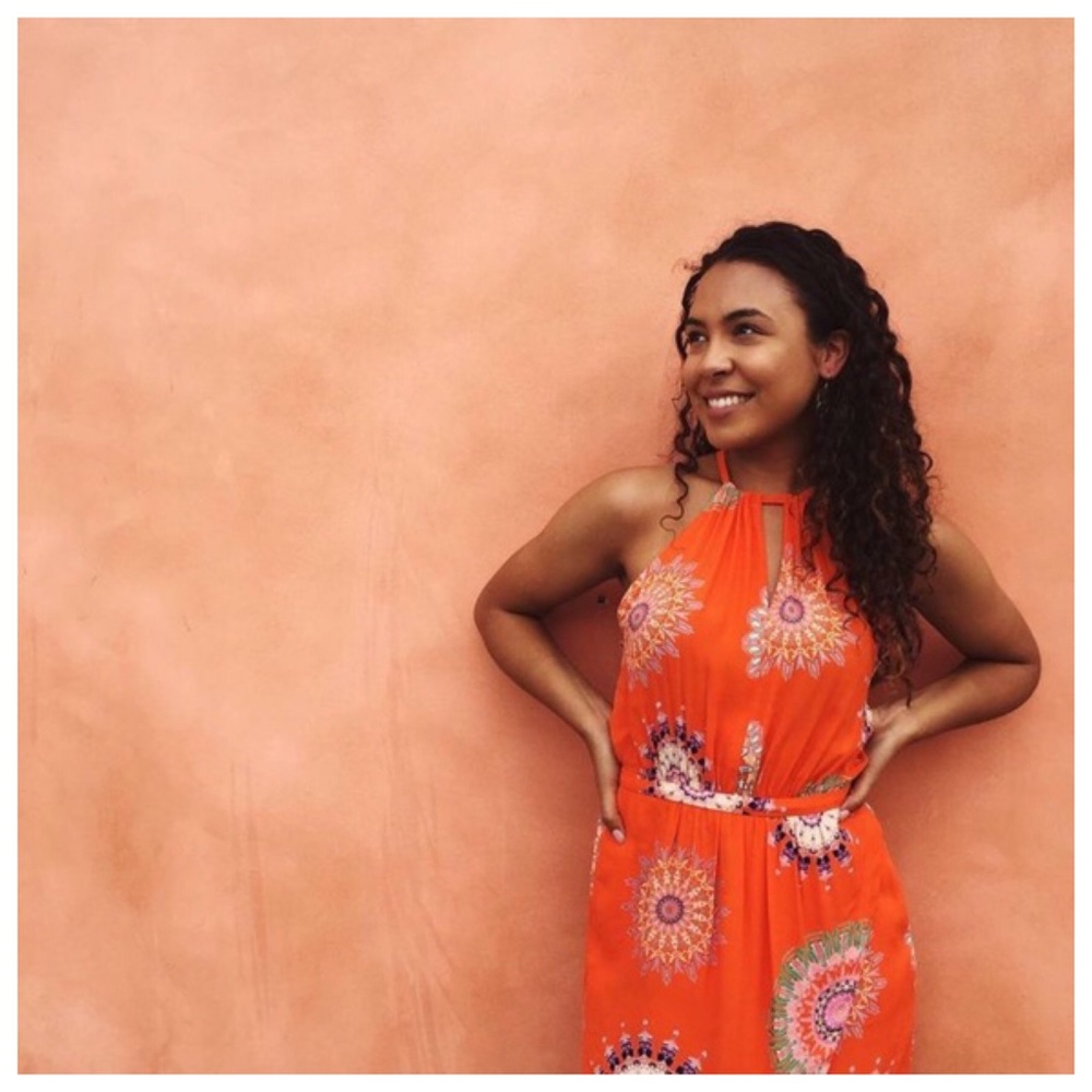 Anthropologie • Floreat livia halter dress